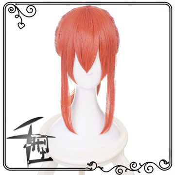 taobao agent Xiaolin's Dragon Maid Sister Shake the Dragon Pseudo Mother Xiaolin Light Orange Red Pony Cos wig fake hair