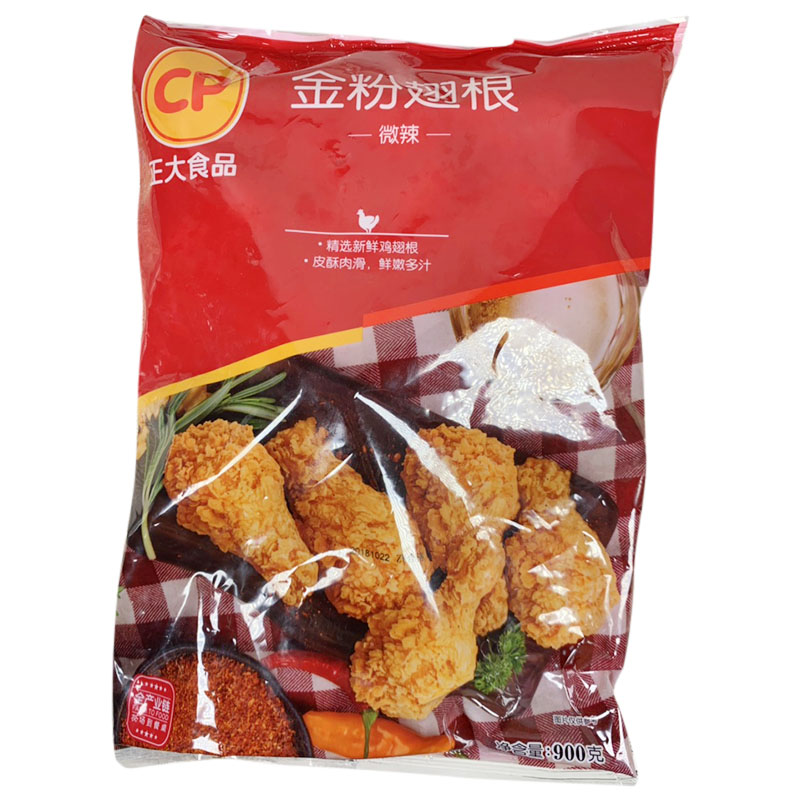 正大 金粉翅根 900g*10袋/箱 方便速食