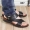 Dép nam mùa hè 2018 mới dành cho nam trung niên thoáng khí phiên bản Hàn Quốc của xu hướng dép da nam chính hãng giày nam cao cấp