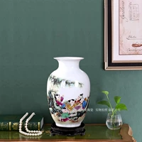 Jingdezhen gốm sứ màu xanh và trắng bình hoa cắm hoa mới phong cách Trung Quốc phòng khách tủ rượu kệ trang trí nhà - Vase / Bồn hoa & Kệ chậu cây cảnh bằng gốm sứ