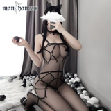 Сексуальные колготки, портупея, топ без лямок, комплект, эффект подтяжки