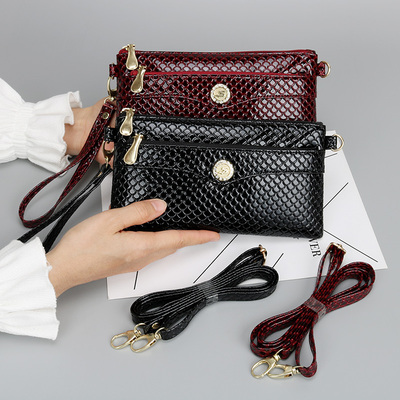 taobao agent Fashionable universal small clutch bag, shoulder bag, purse, mobile phone, wallet