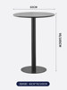 Black Bar Table [Contact customer service remark height]