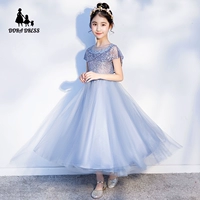 2019 trẻ em mới ăn mặc váy công chúa váy pettiskirt cho thấy chủ nhà nhỏ váy bé gái trang phục piano mùa xuân - Váy trẻ em vest đẹp cho bé trai