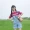 Han Fan 2017 Cao Đẳng gió lỏng mỏng ánh sáng màu denim bib nữ sinh viên giản dị chân rộng quần short jumpsuit thời trang công sở hàn quốc