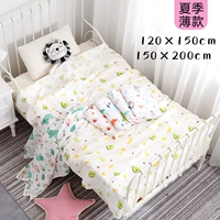 Кроватка, хлопковая мультяшная детская летняя тонкая милая простыня для мальчиков и девочек, 1.5м