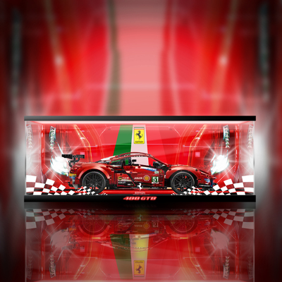 taobao agent [Can't move] LEGO 42125 Ferrari 488GTE model special display box