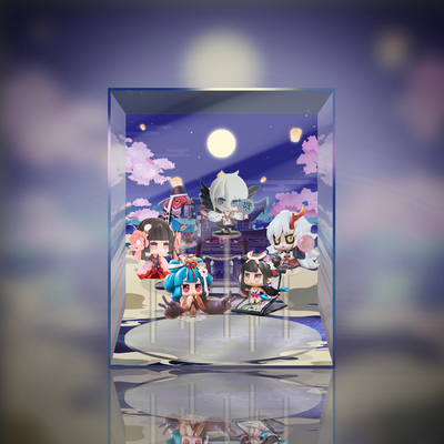 taobao agent 【Move】Yin Yang Shi -style God Blind Blood Cherry Sakura Demon Seafang Main Box Egg Special Display Box