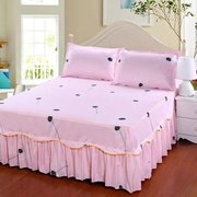 Simmons giường váy giường ngủ giường đặt mảnh duy nhất công chúa Hàn Quốc 1.8 1.5 1.2 m giường mùa hè tấm bạt lò xo bìa