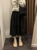 Joo Korean покупать искусственный шелк 25%содержит глубокую пепел в половине тела юбки