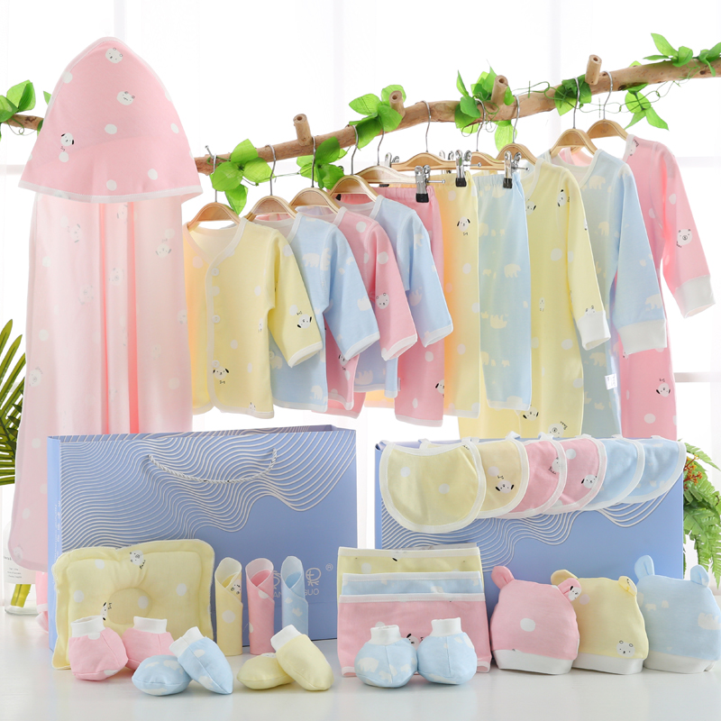 Coffret cadeaux bébé coton - Ref 3437673 Image 1