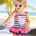 Quần áo trẻ em đồ bơi trẻ em Xiêm cô gái mặc bikini áo tắm công chúa con bé áo tắm bé gái Đồ bơi trẻ em