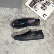 Thủy triều ban đầu thương hiệu mùa hè người đàn ông Nhật Bản giày duy nhất thấp để giúp con rắn mô hình Lok fu giày châu Âu và Mỹ da một chân hạt đậu giày thủy triều