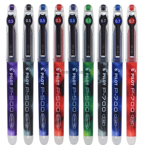 Подлинный пилотный японский брелок Mid-Sex Pen BL-P50 P500/ Pen Tube Test Water Pen 0,5 мм