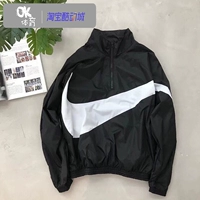 OK Sports NIKE BIG SWOOSH Nike Logo lớn móc áo thể thao không thấm nước AT4361-614 - Áo gió thể thao áo gió nữ hàng hiệu