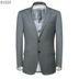 Chim thương hiệu cắt nhãn nam màu xám sọc phù hợp với phù hợp với hai khóa len ngọn duy nhất mở kinh doanh bình thường 81025 Suit phù hợp