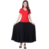 Черный комплект, длинная юбка