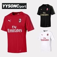 YY chính hãng PUMA Hummer mùa 18-19 Đàn ông AC Milan đào tạo áo bóng đá ngắn tay 754459 - Bóng đá 	bộ quần áo bóng đá nam giá rẻ