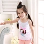 Cô gái Camisole Phim hoạt hình mùa hè Cotton Trẻ sơ sinh Không tay Áo nỉ Trẻ em Áo sơ mi mỏng - Áo vest áo dây nữ