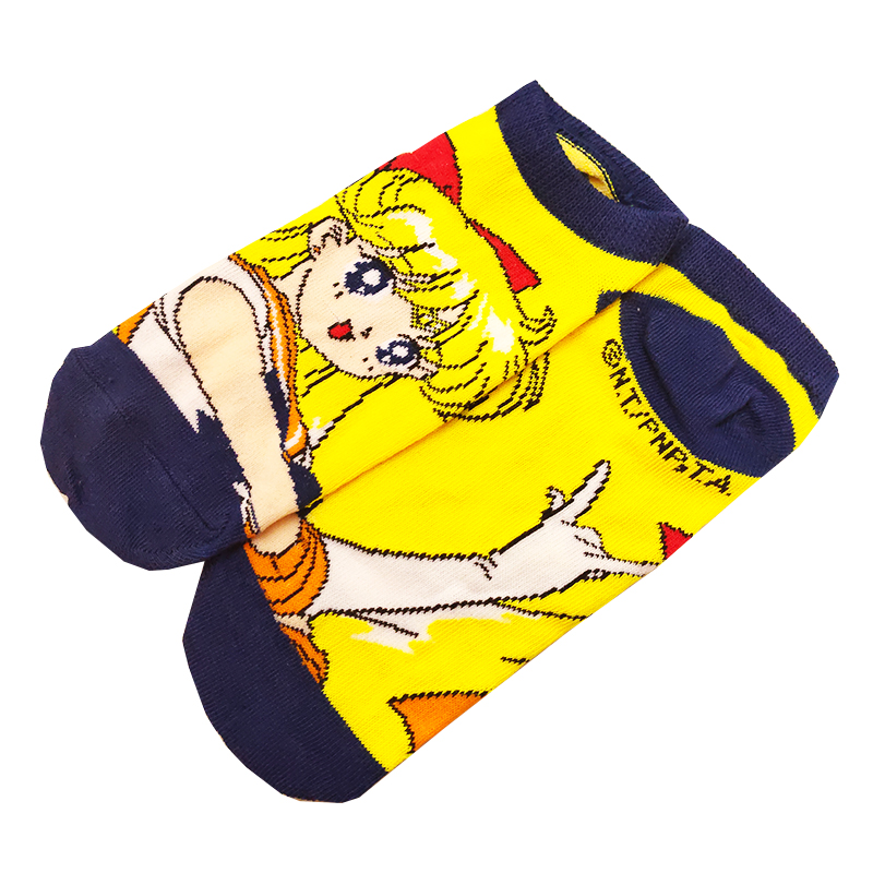 8Sailor Moon Water ice moon Socks Girlish heart quadratic element Animation surrounding lovely Socks Cotton socks