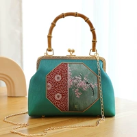 Изумрудная большая бамбуковая ручка