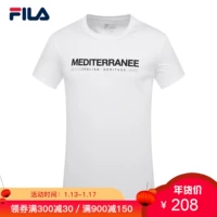 FILA Fila Men 2018 Mùa hè mới Thời trang mới Thể thao Áo thun ngắn hàng đầu | F11M828112F áo ba lỗ nam tập gym