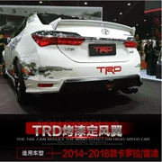 Toyota Corolla Rachel đuôi sửa đổi thể thao TRD mô hình 14-19 cánh trên 1,2t sửa đổi ngoại hình 17 18 - Sopida trên