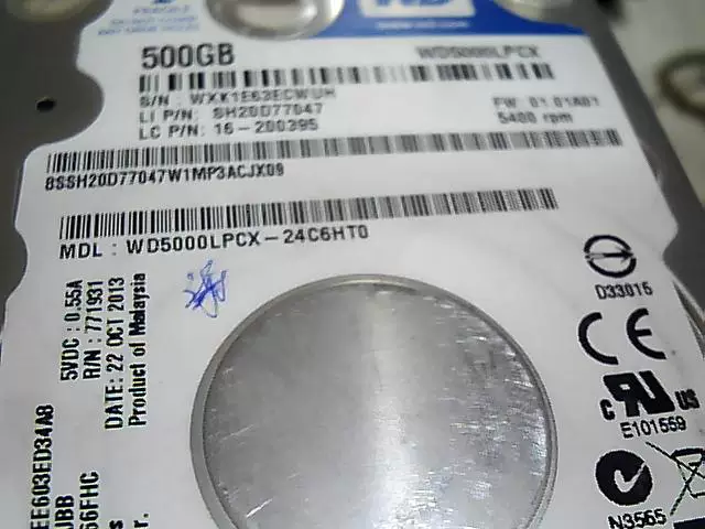 WD5000LPCX-24C6HT0 2060-771959-000 плохой модуль