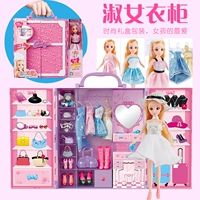 Baumei tủ quần áo barbie phù hợp với hộp quà tặng cô gái công chúa ăn mặc búp bê barbie đồ chơi quần áo - Búp bê / Phụ kiện đồ chơi trang điểm cho bé gái