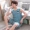 Bộ đồ ngủ nam cotton mùa hè không tay vest quần short dịch vụ nhà nam mùa hè mỏng phần có thể mặc phù hợp với giản dị - Pyjama