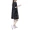 Châu âu trạm 2018 mới của Hàn Quốc phiên bản của phần dài của cotton dress nữ mùa hè màu đen kích thước lớn lỏng mỏng một từ váy đầm xòe đẹp