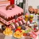 Cô gái cô gái bé chơi nhà bếp bánh nghiêm túc phù hợp với 2-3-4-5 năm món quà cũ đồ chơi trẻ em sinh nhật 6