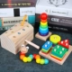Trẻ em bằng gỗ côn trùng bắt từ bắt cá trò chơi bé đồ chơi giáo dục Montessori Early Learning 1-2 3 tuổi rưỡi