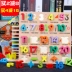 Trẻ em thạc sĩ kỹ thuật số để nhận số trẻ em trai và đồ chơi bé gái Montessori mầm non xây dựng khối câu đố câu đố 1-2-3-6 tuổi 4 Đồ chơi bằng gỗ