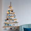 Рождественский деревянный висящий свет 【 голубой Аксессуары】