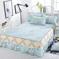 Mới chống trượt boy bẩn chăn che chăn thoáng khí giường ngủ loại váy nước tiểu quilt không thấm nước bao gồm bốn mảnh ga giường viền họa tiết