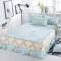 Mới chống trượt boy bẩn chăn che chăn thoáng khí giường ngủ loại váy nước tiểu quilt không thấm nước bao gồm bốn mảnh ga giường viền họa tiết