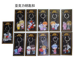 BTS Джонгкук/V/Jimin/SUGA/JHOPE/RM Acrylic standspace брелок-ключница