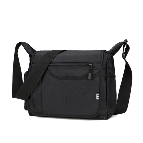 Мужская сумка на одно плечо, водоотталкивающая сумка через плечо, универсальный ноутбук, вместительный и большой рюкзак для отдыха, ткань оксфорд, бизнес-версия