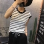Mùa hè 2018 mới của Hàn Quốc thời trang hoang dã hit màu lỏng mỏng không tay mỏng băng lụa áo len áo sơ mi nữ áo cardigan nữ dáng dài