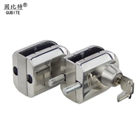 Стекло из нержавеющей стали стеклянная дверная замок безрамная раздвижная дверь одна двойная дверь открыта двойная дверная офисная дверь дверь u -обработка в форме блокировки бесплатно