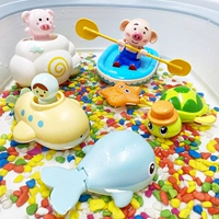 Заводная игрушка для игр в воде для плавания для мальчиков и девочек для ванны