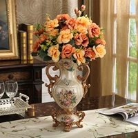 Европейская в стиле ваза жидкость гостиная цветочные композиция