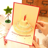 Трехмерная открытка, «сделай сам», подарок на день рождения, 15×15см