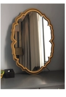 Gương phòng tắm tối giản châu Âu gương phòng ngủ gương treo tường gương phòng tắm gương gương hiên trang trí gương - Gương gương bàn trang điểm đẹp