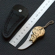 D2 thép độ cứng cao dao nhỏ lười mèo dao chính dao tất cả thép cầm tay dao bỏ túi tự vệ sắc bén cầm tay - Công cụ Knift / công cụ đa mục đích