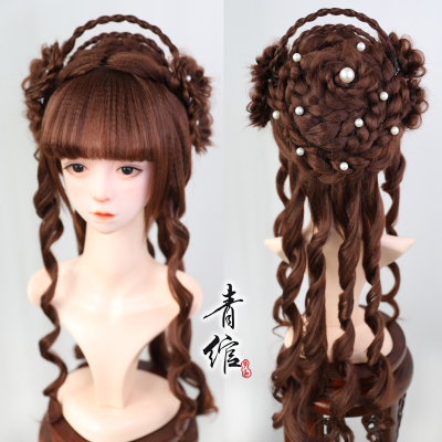 taobao agent Qingya shape lolita wigs and crown hair Lolita Hanyang eclectic hair