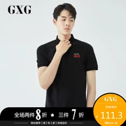 GXG nam 2019 hè nam mới Thời trang đen giản dị ngắn tay POLO nam # GY124333C - Polo