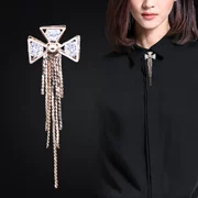 Hàn Quốc cá tính tua rua của phụ nữ cao cấp phù hợp với áo sơ mi áo khoác pin pin trâm cài phụ kiện cổ áo kim nhỏ trang trí - Trâm cài