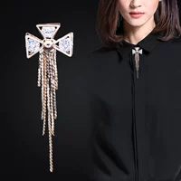 Hàn Quốc cá tính tua rua của phụ nữ cao cấp phù hợp với áo sơ mi áo khoác pin pin trâm cài phụ kiện cổ áo kim nhỏ trang trí - Trâm cài hoa cài áo đẹp